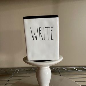 RAE DUNN “WRITE” utensil holder.